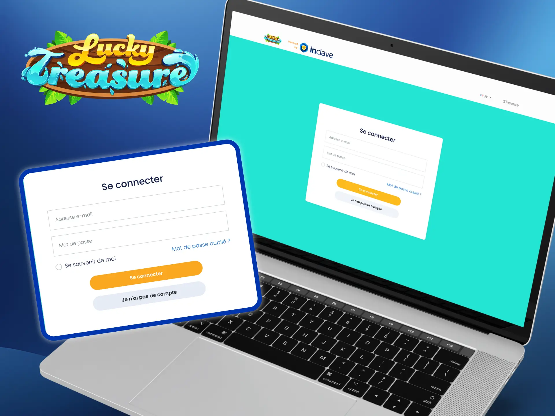 Après autorisation, vous pouvez jouer au casino et activer les bonus sur Lucky Treasure.