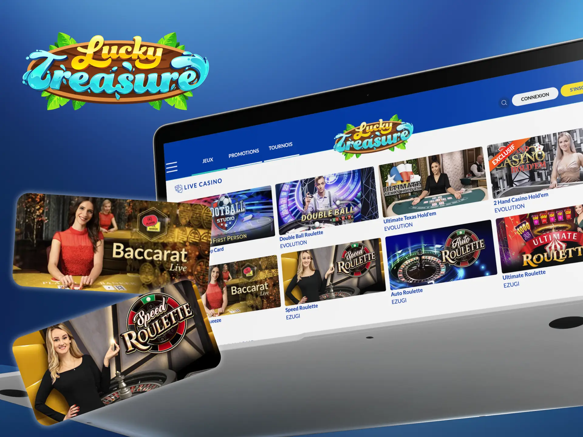 La roulette est la tête d'affiche de cette catégorie au Lucky Treasure.