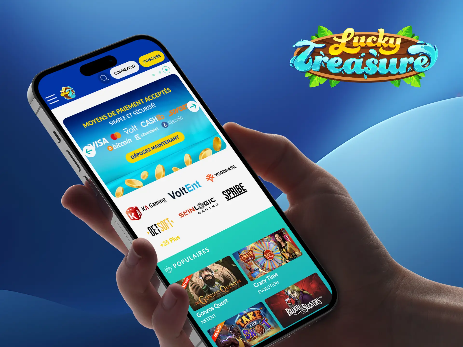 La version mobile de Lucky Treasure est disponible pour les utilisateurs d'iOS et d'Android.