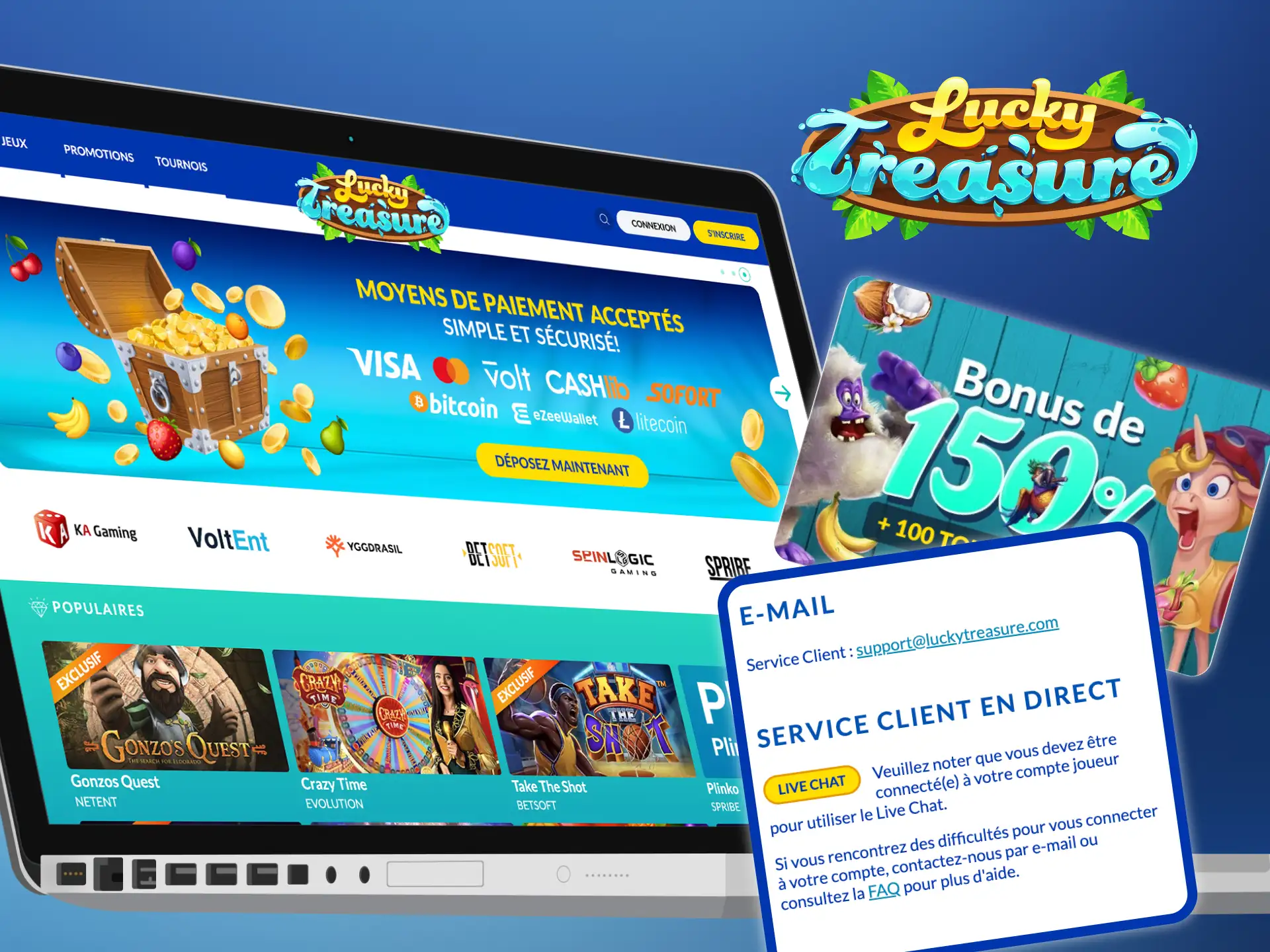 Mega Casino World est le plus grand casino en ligne de France.