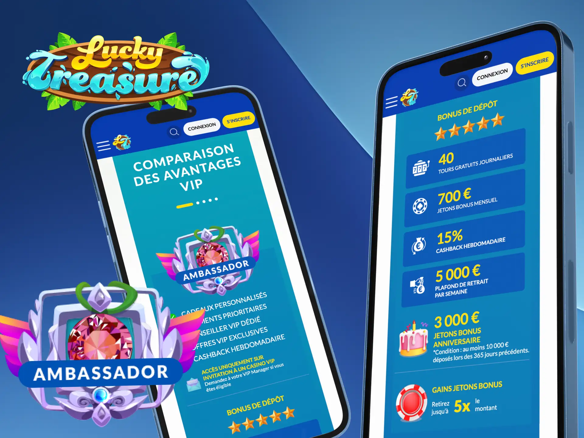 Obtenez la récompense ultime de la plateforme Lucky Treasure.