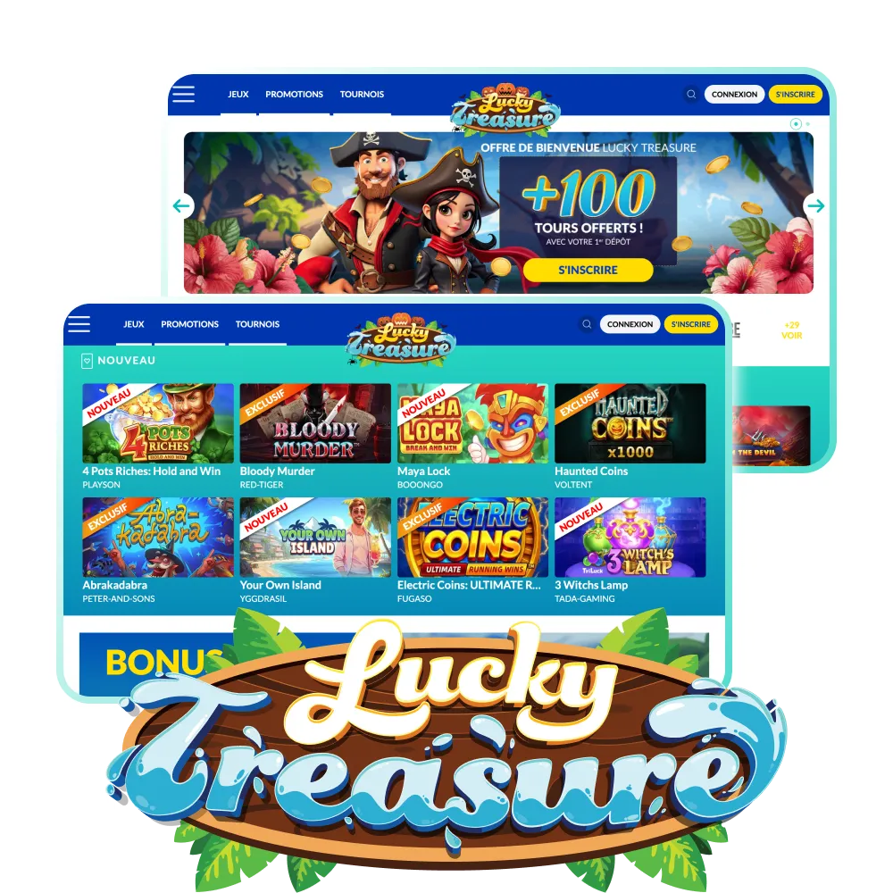 Bienvenue sur le site officiel de Lucky Treasure Casino.