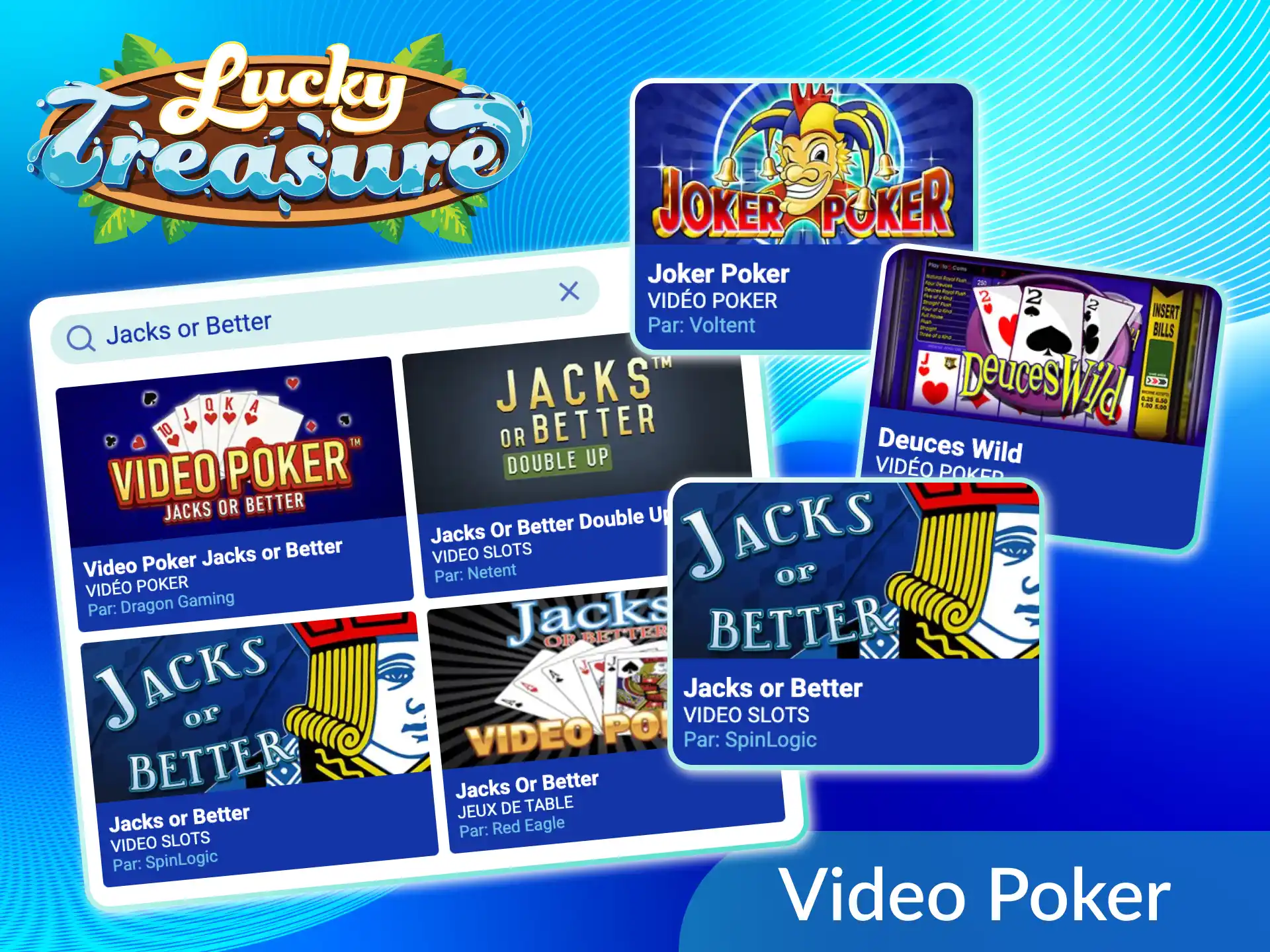 Les joueurs de France peuvent profiter d'une expérience de jeu agréable sur Lucky Treasure.
