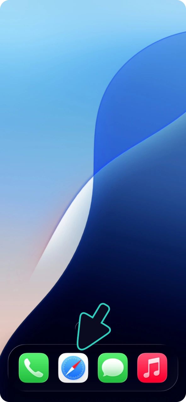 Ouvrez n'importe quel navigateur iOS pour jouer à Lucky Treasure Aviator.