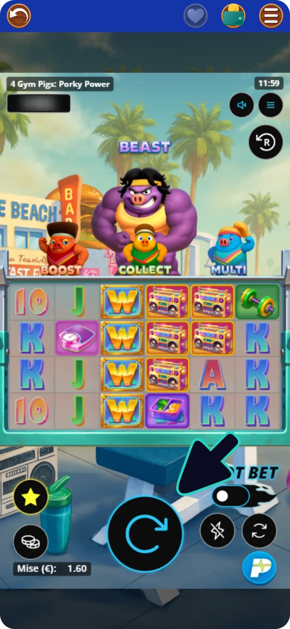 Commencez à jouer aux machines à sous de votre choix et gagnez gros au casino Lucky Treasure.