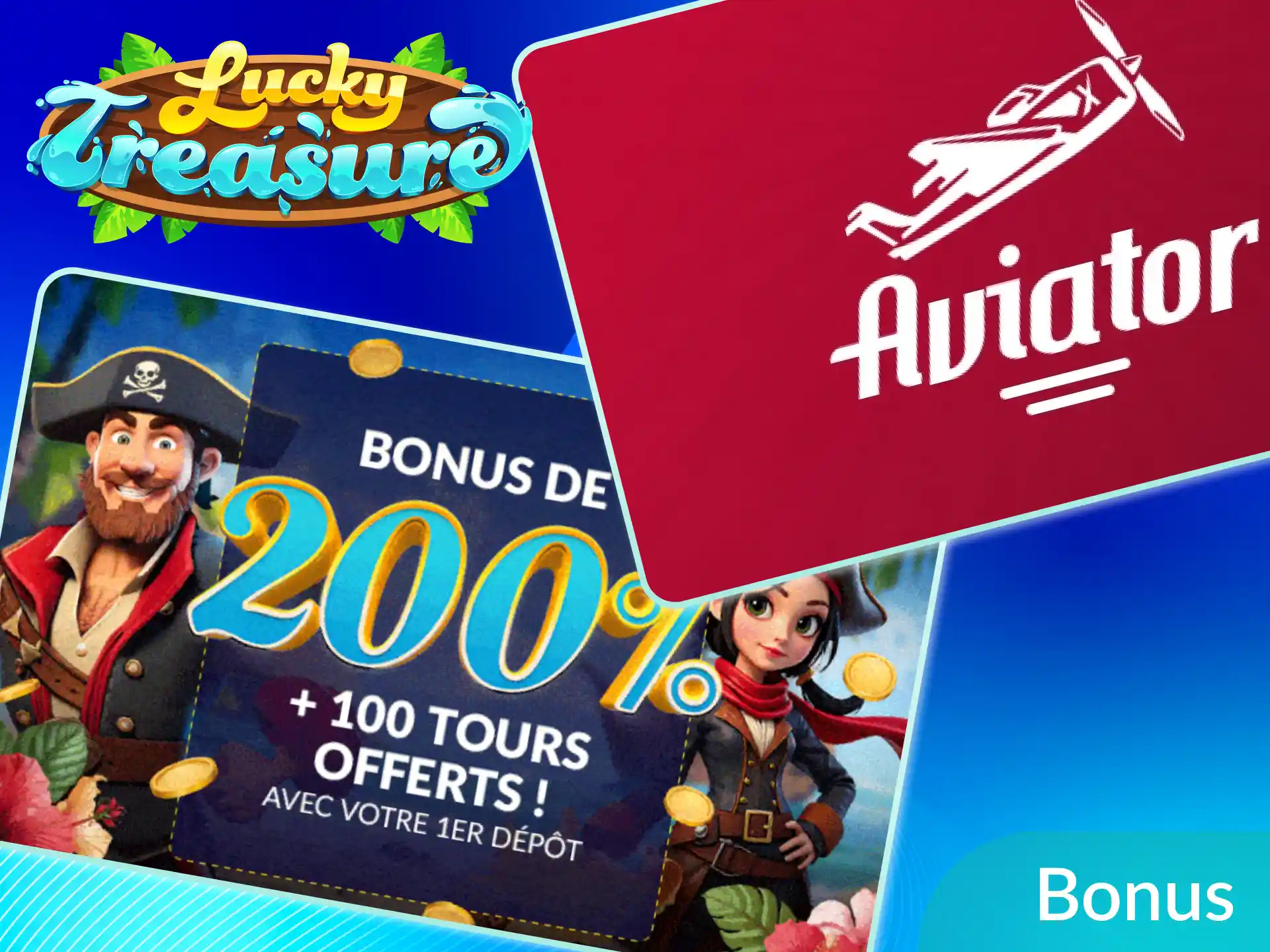Découvrez l'offre de bonus Aviator sur Lucky Treasure pour maximiser vos sessions en France.